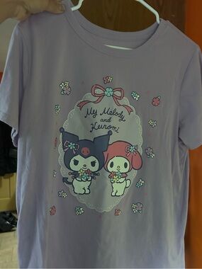 Sanrio Lavender Kuromi & My Melody Graphic Tee